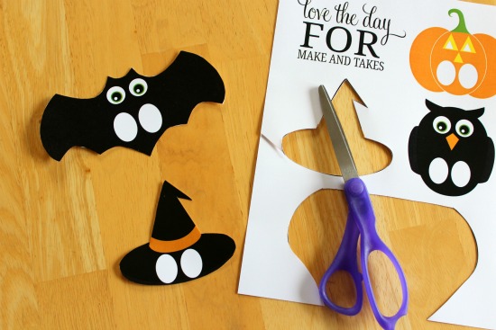 Halloween Paper Puppet Printables