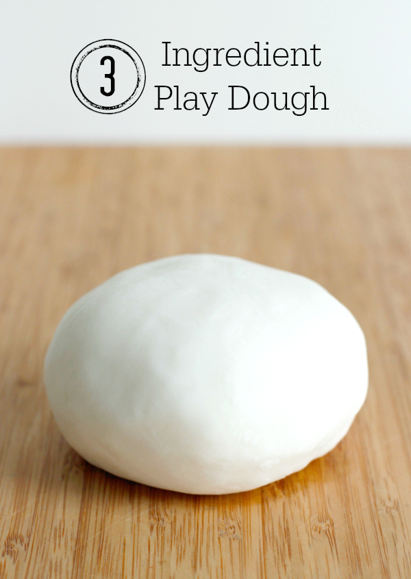 3 Ingredient Play Dough to Make in Minutes - Make and Takes