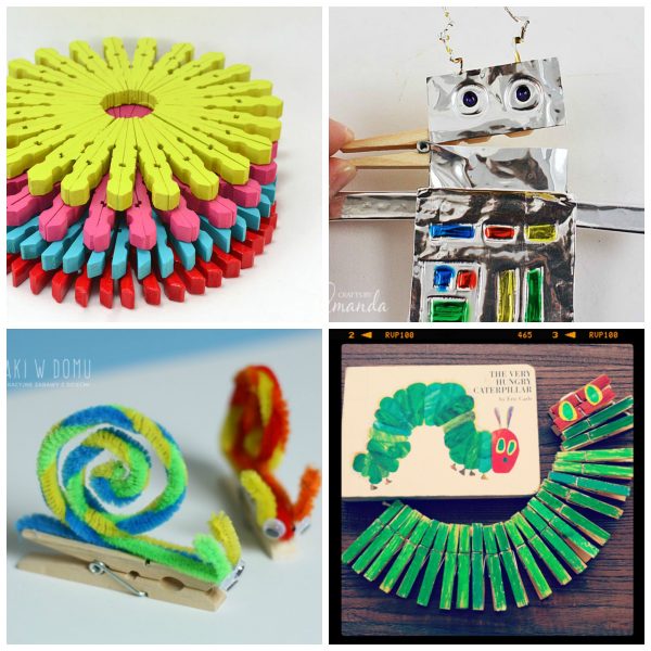 Clothespin Crafts for Kids - 16 Fun Crafts Kids Will Love Playing with too!