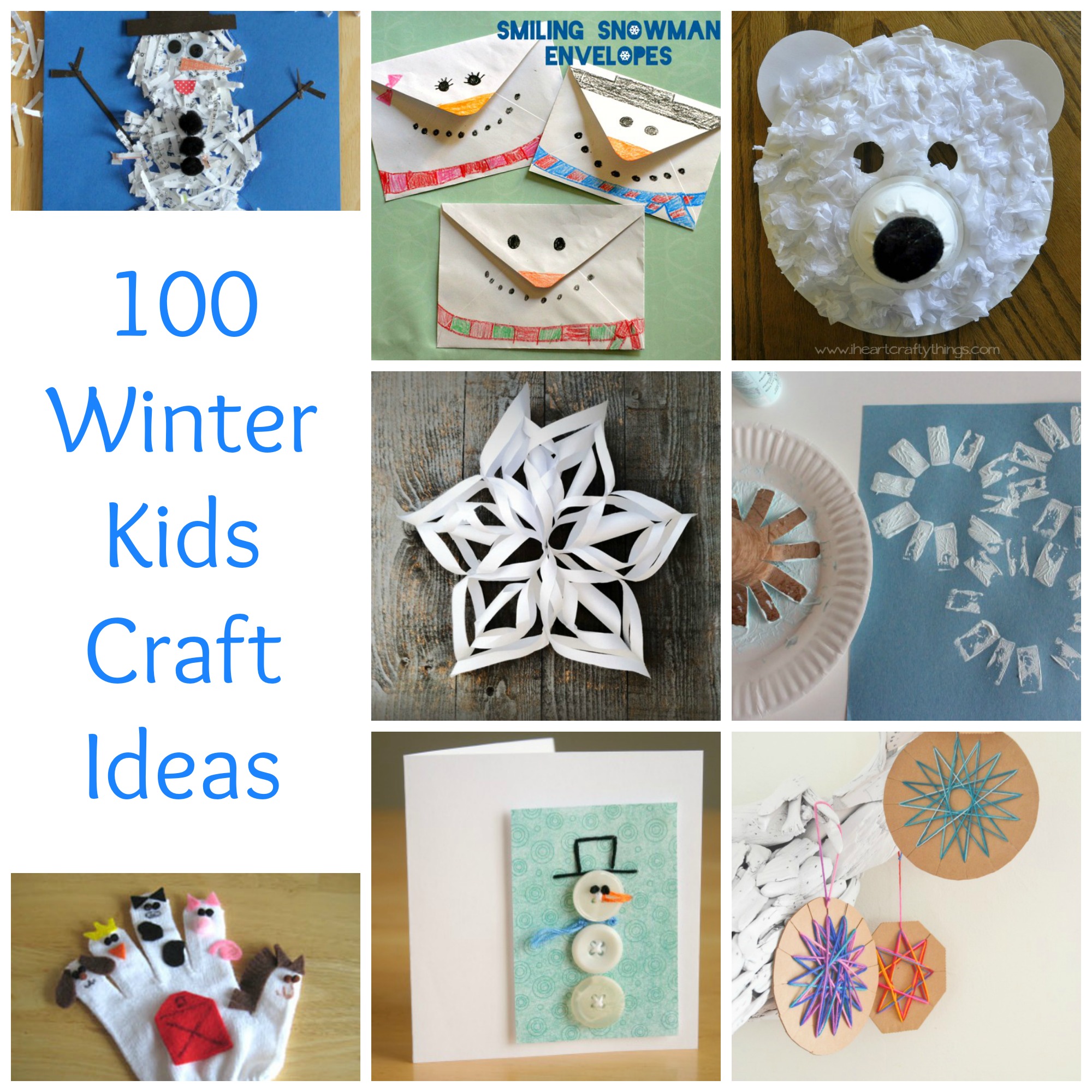 100 Winter Kids Craft Ideas Make And Takes