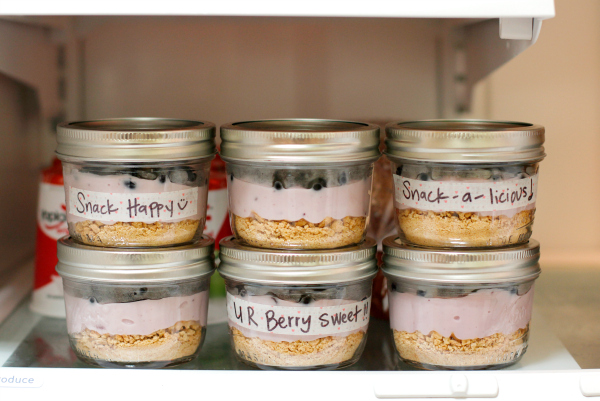 Snack Recipes - Easy Mason Jar Snacks Ideas