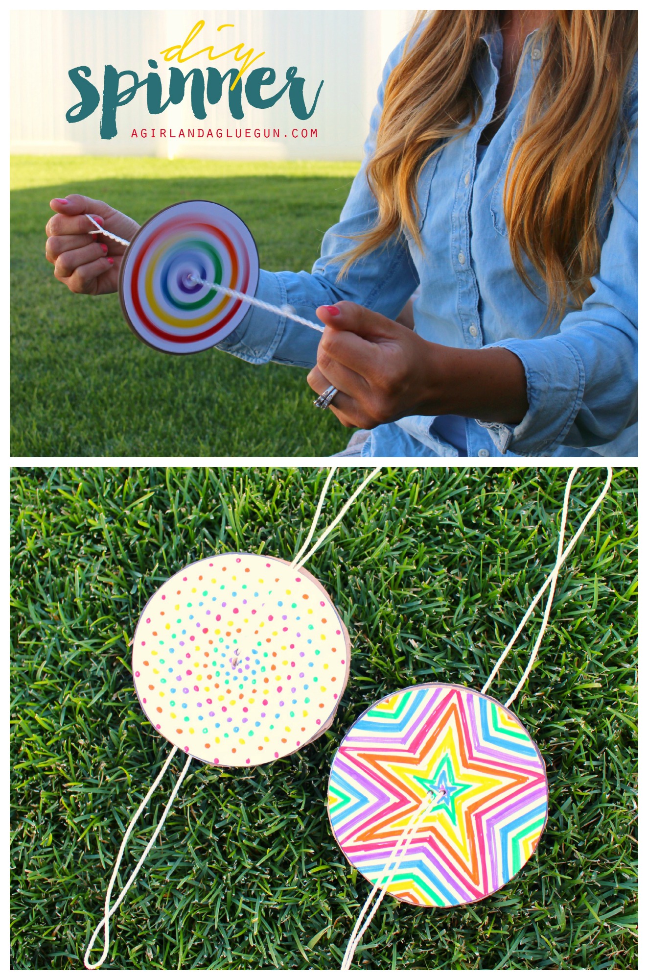 DIY Paper Spinner Make And Takes