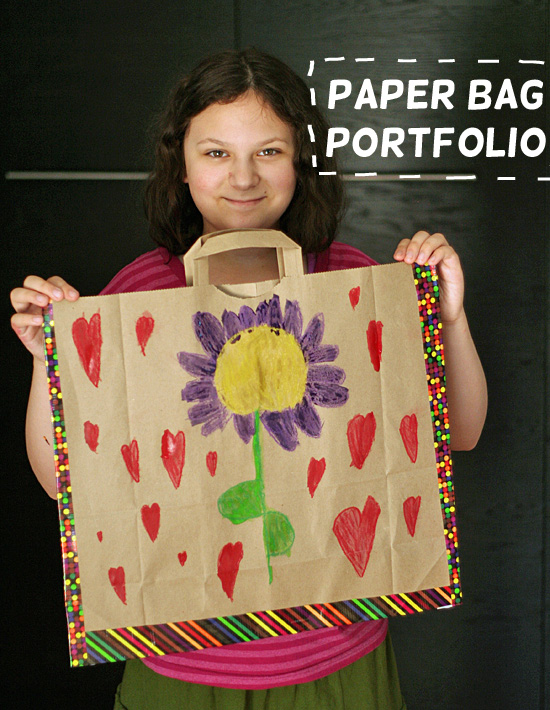 Recycled Art Portfolios - An Easy Way to Store Your Child's
