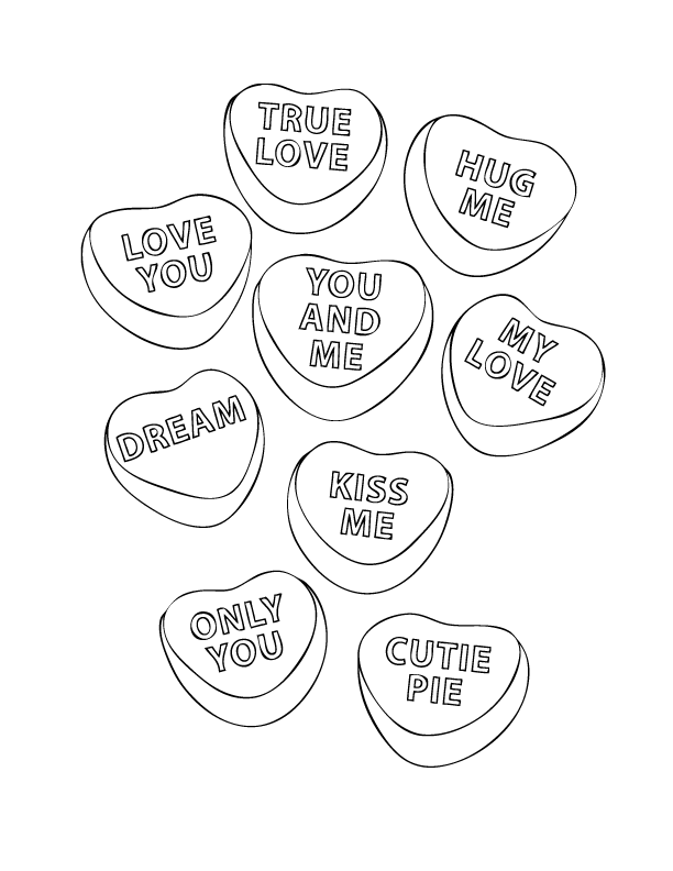 Valentine #39 s Day Coloring Pages Make and Takes