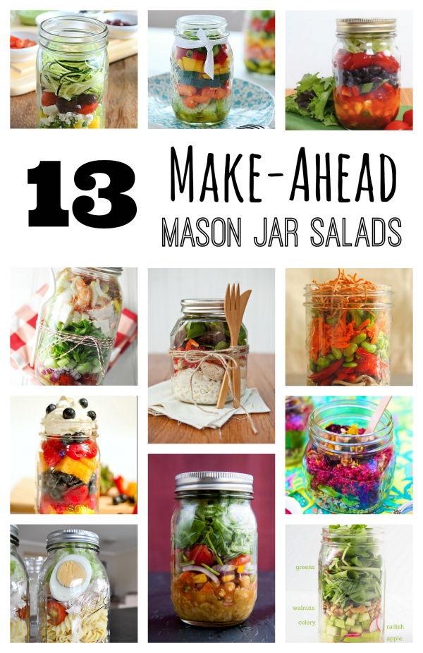 How to Make a Week of Mason Jar Salads