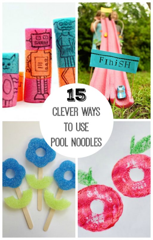 15 Clever Ways to Use Pool Noodles - Make and Takes