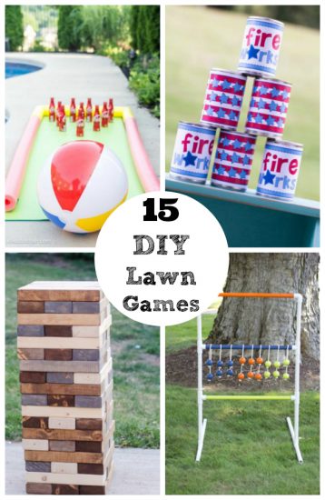 15 DIY Lawn Games to Make - Make and Takes