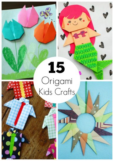 15 Origami Paper Crafts for Kids to Create - Make and Takes