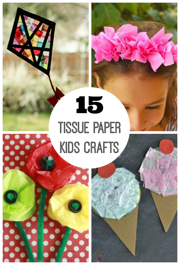 15 Tissue Paper Crafts for Kids - Make and Takes