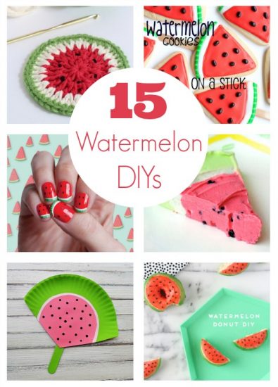 15 Watermelon DIY Projects for National Watermelon Day - Make and Takes