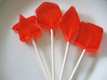 homemade hard candy lollipops