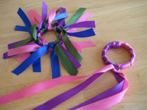 Dance Around with Ribbon Rings - Make and Takes