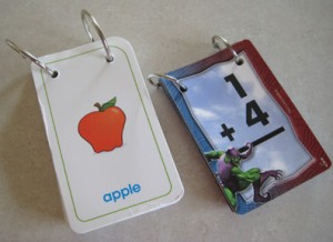 Flash Card Rings - Make and Takes