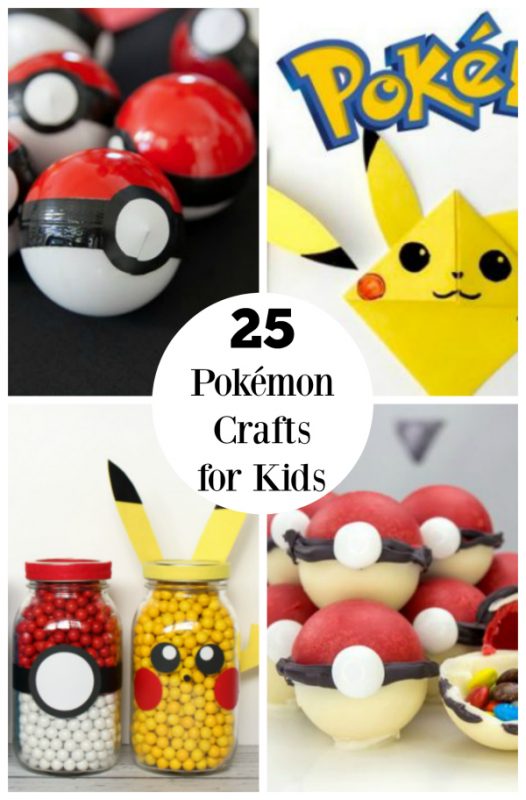 25 Pokémon Crafts for Kids on the GO - Make and Takes