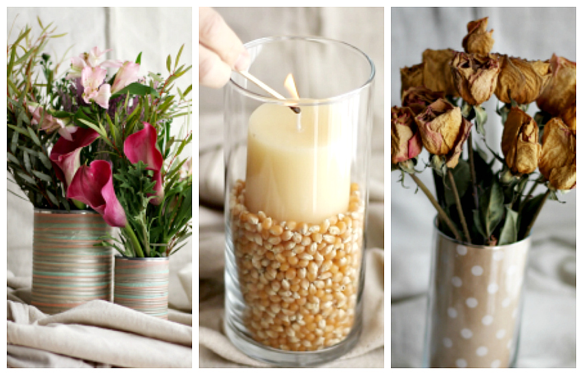 Decorative Ceramic Flower Vase, Grid Design, Modern Vases for Desk Dec —  ART STREET