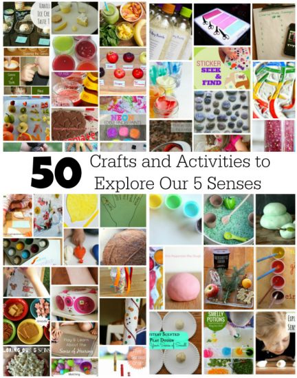 50 Crafts and Activities to Explore Our 5 Senses - Make and Takes