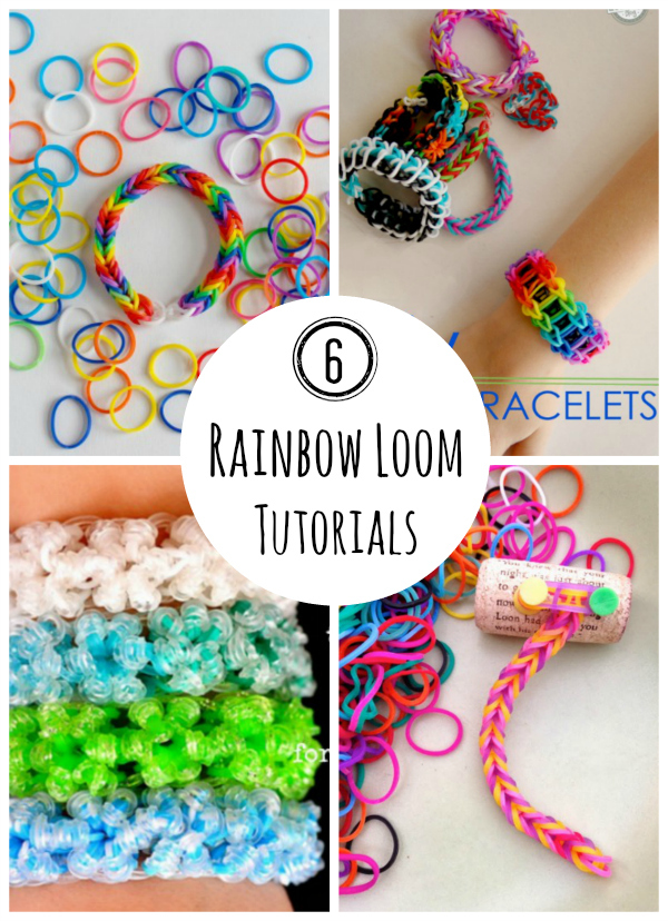 6 Rainbow Loom Bracelet Tutorials to Make - Make and Takes