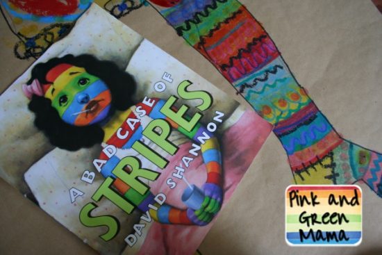 A Bad Case of the Stripes with Pink and Green Mama - Make and Takes
