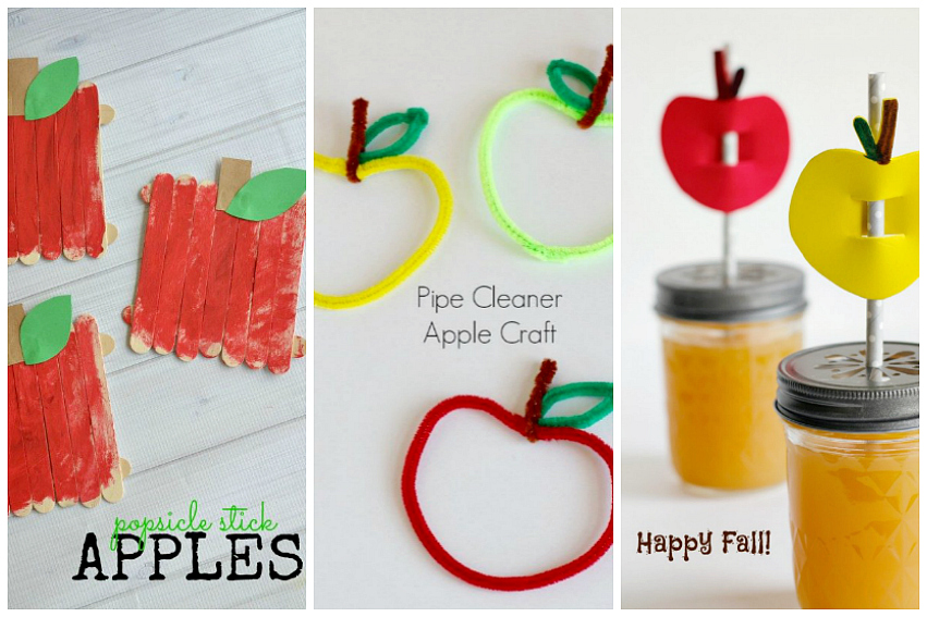 Sippin' on Apple-Shaped Straw Buddies - Make and Takes