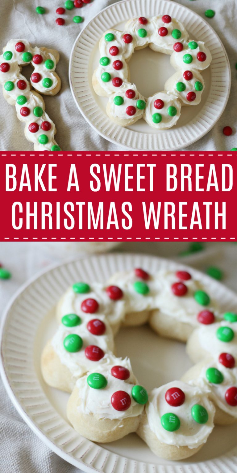 Baking a Sweet Bread Christmas Wreath - Make and Takes