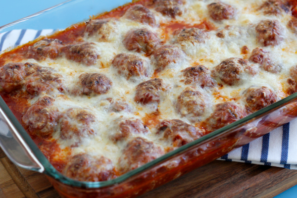 Meatball Casserole Recipe for a Trim Healthy Table - Make and Takes