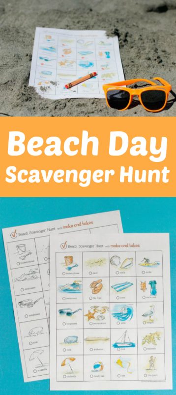 Beach Day "Search and Find" Scavenger Hunt | Make and Takes