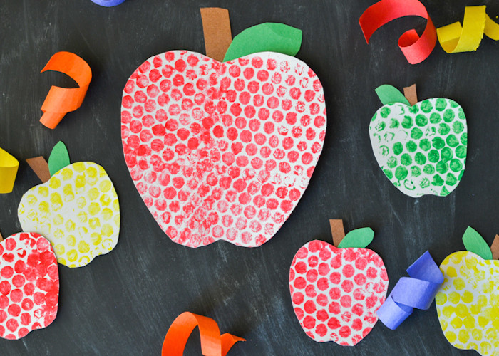 15 Sweet Apple Crafts for Kids to Make - Make and Takes