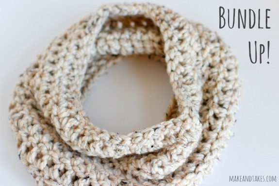 Cold Weather Chunky Crochet Cowl Pattern Make And Takes