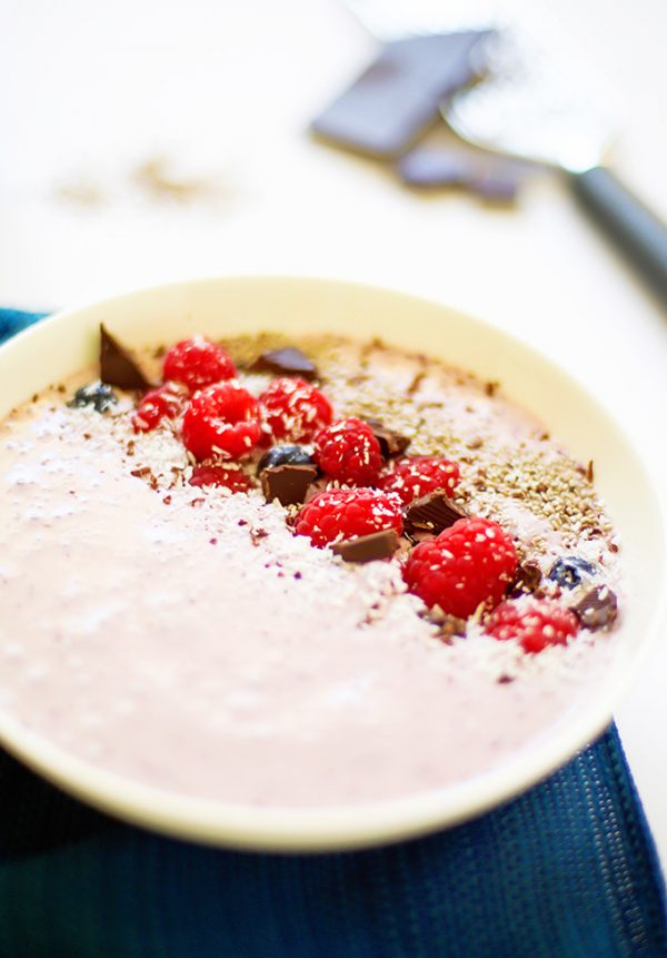 Chia Seed Berry Coconut Smoothie Bowl Recipe Make and Takes