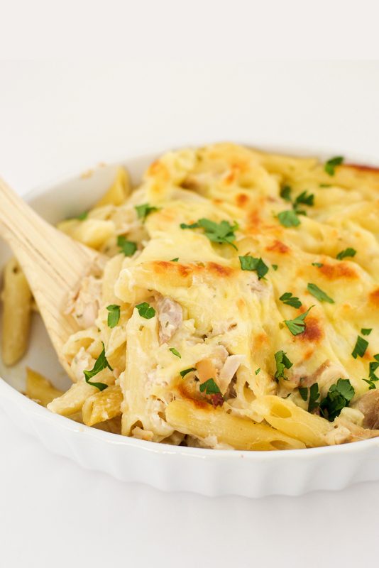 Make-Ahead Meal: Chicken Alfredo Casserole - Make and Takes