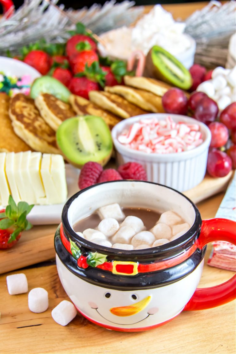 Easy Christmas Breakfast Board Idea - Make and Takes
