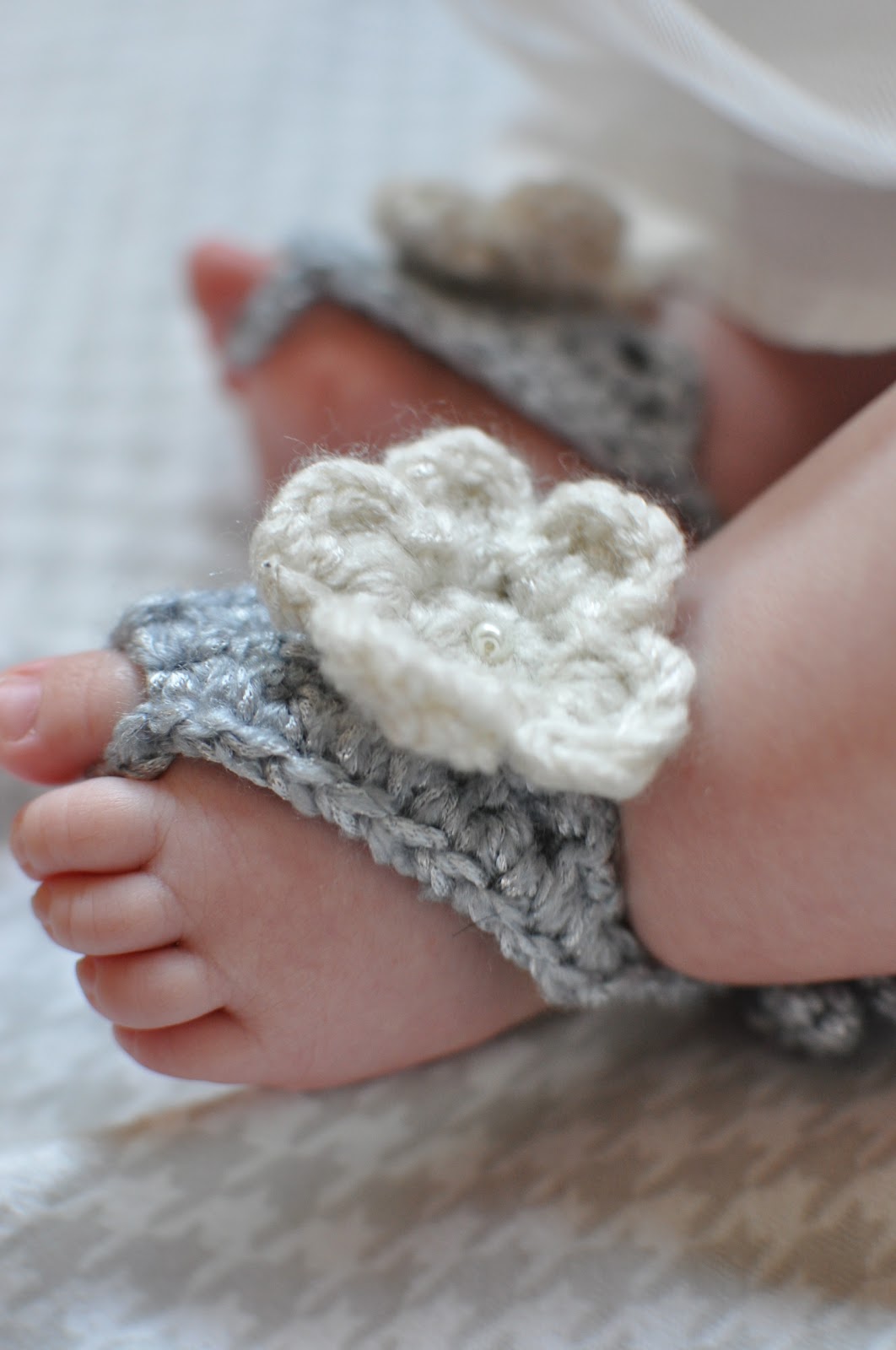 crochet baby sandal