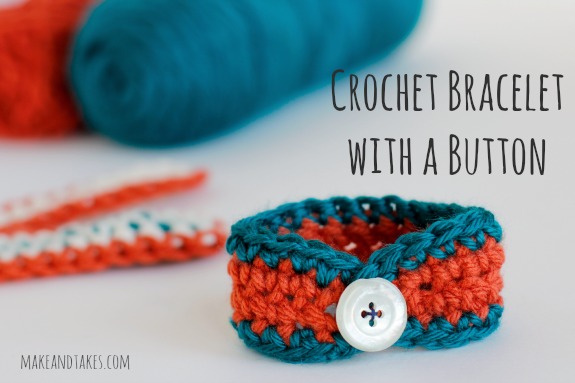 How to Make a Crochet Rainbow Braid Bracelet - Kickin Crochet