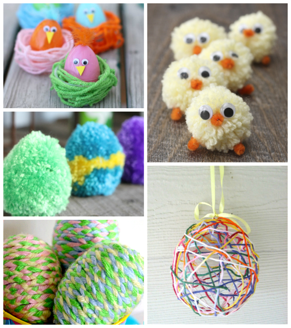 easy yarn crafts for kids