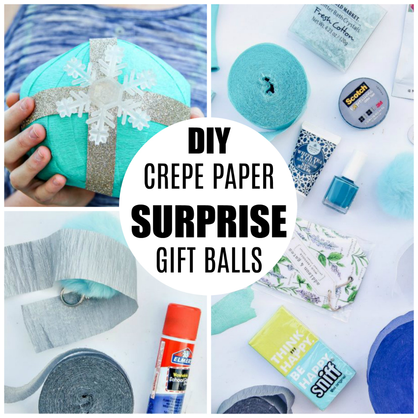 How to Make Crepe Paper Surprise Gift Balls Make and Takes