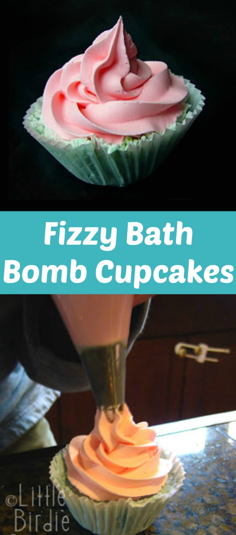 Fizzy Bath Bomb Cupcakes for a Spa Day Make and Takes