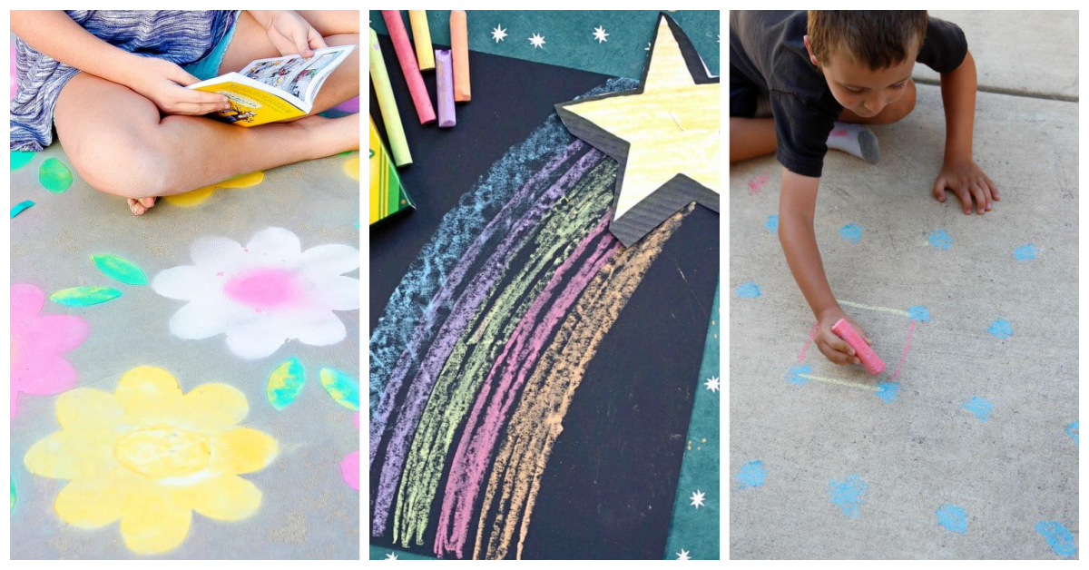 9 Now Ideas for Getting Crafty with Chalk Art - Make and Takes