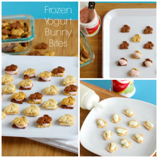 Frozen Yogurt Bunny Bites for Snacktime Make and Takes