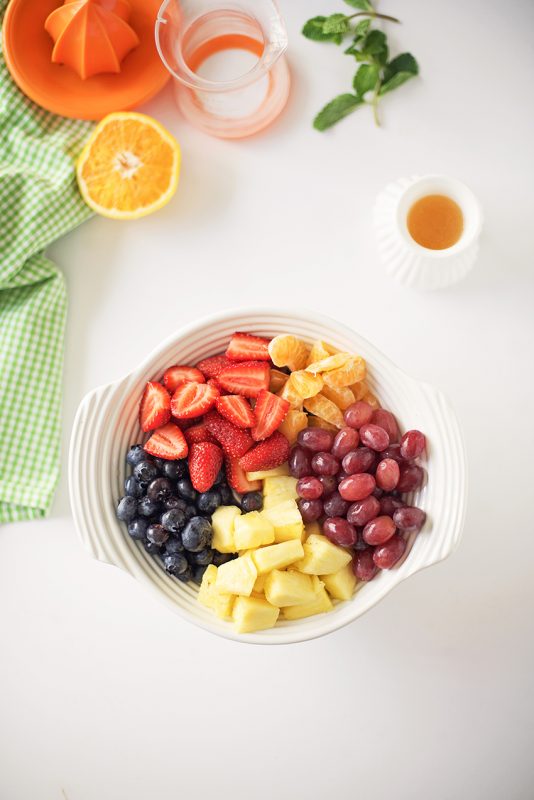 Summer Fruit Salad With Honey Orange Glaze Make And Takes