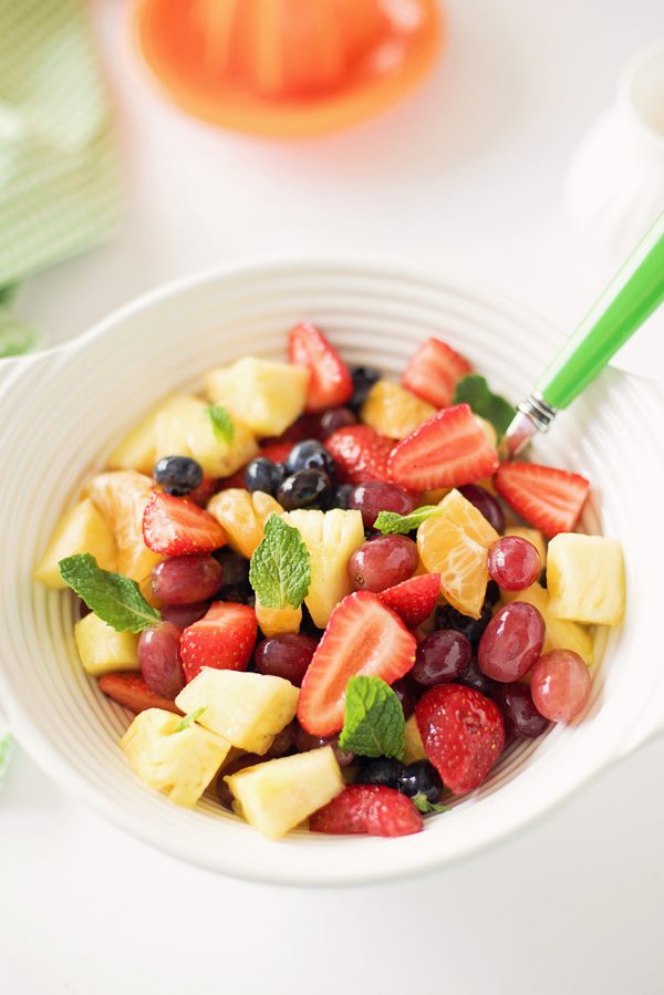 Summer Fruit Salad With Honey Orange Glaze Make And Takes