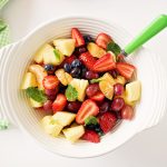 Summer Fruit Salad with Honey Orange Glaze