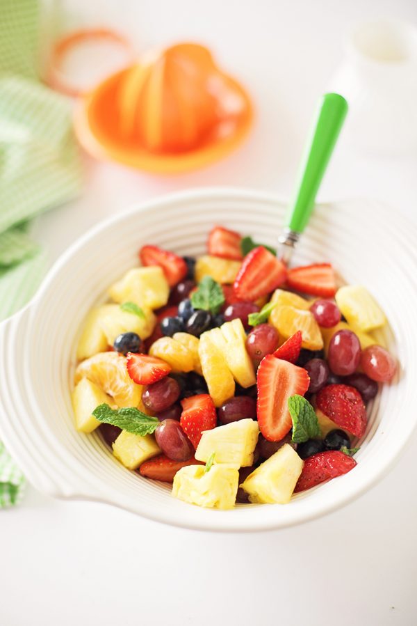 Summer Fruit Salad with Honey Orange Glaze Make and Takes