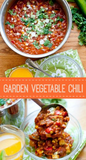 Garden Vegetable Chili - Make and Takes