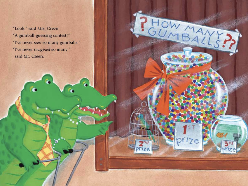 Bright & Colorful Paper Gumball Machine Collage Make and Takes