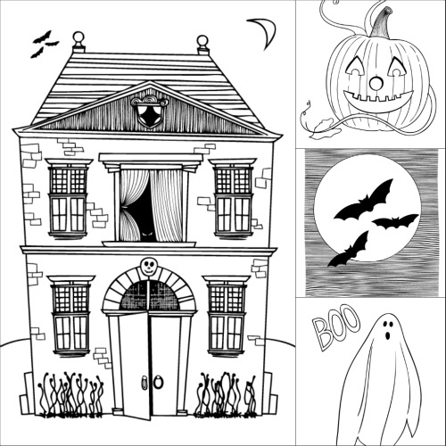 Terrorific Halloween Coloring Pages - Make and Takes