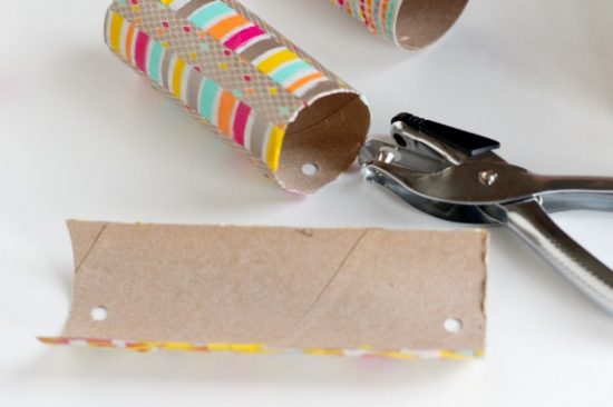 Fake Pipe Using Paper Recycled Paper Tube Train - Make and Takes