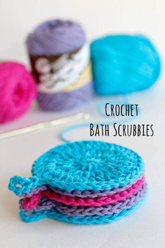 Make a Crochet Bath Scrubbie for Tub Time Make and Takes