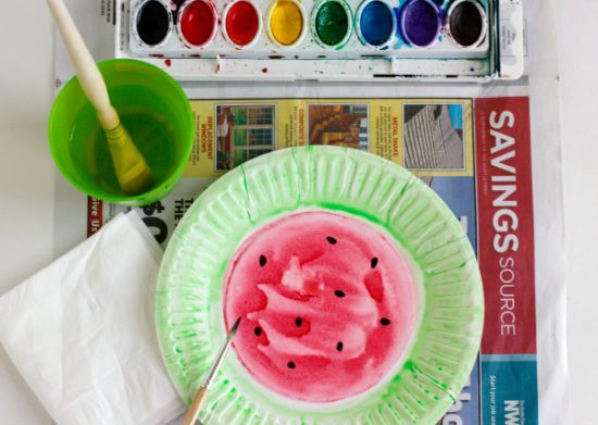 Watermelon Frisbee Flyers - Make and Takes