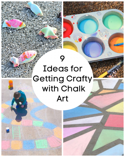 9 Now Ideas for Getting Crafty with Chalk Art - Make and Takes