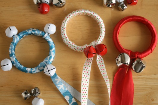 DIY Kids Jingle Bell Bracelets